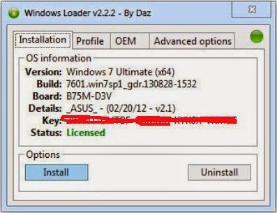 Activating Windows and Microsoft Office with Windows Loader